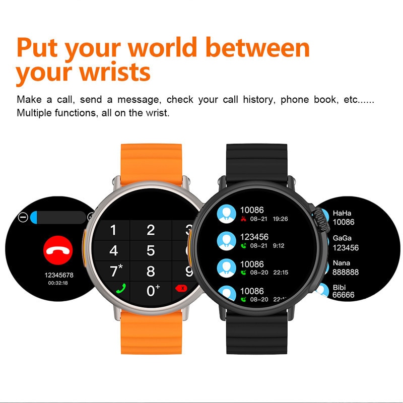 Lenovo MT30 Series 8 Ultra NFC 1.6inch Amoled Smartwatch  ȭ AI  Sport ƮϽ Heart Rate monitor